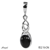 Pendant P2216-ON with real Black Onyx