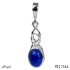 Pendant P2216-LL with real Lapis lazuli