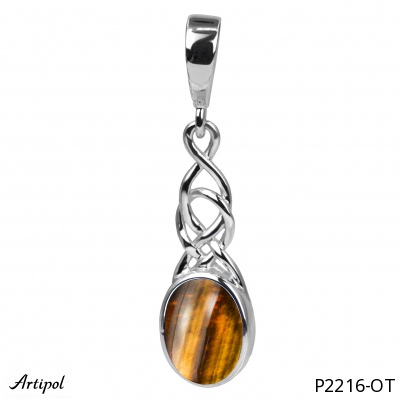 Pendant P2216-OT with real Tiger Eye