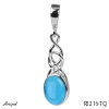 Pendant P2216-TQ with real Turquoise