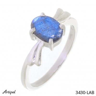 Ring 3430-LAB with real Labradorite