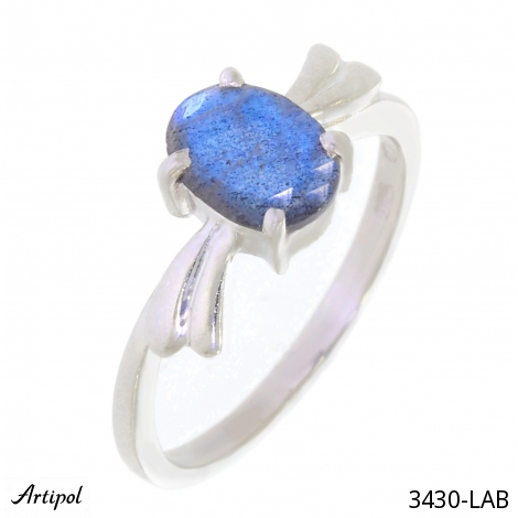 Ring 3430-LAB with real Labradorite