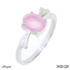 Bague 3430-QR en Quartz rose véritable