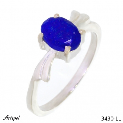 Ring 3430-LL with real Lapis lazuli