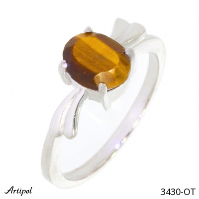 Ring 3430-OT with real Tiger's eye