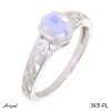 Bague 3431-PL en Pierre de lune véritable