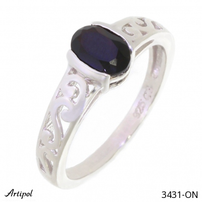Ring 3431-ON with real Black Onyx