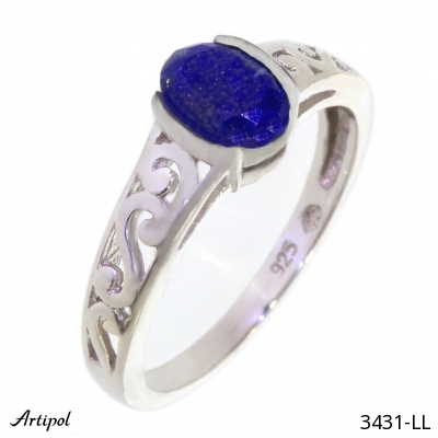 Ring 3431-LL with real Lapis lazuli