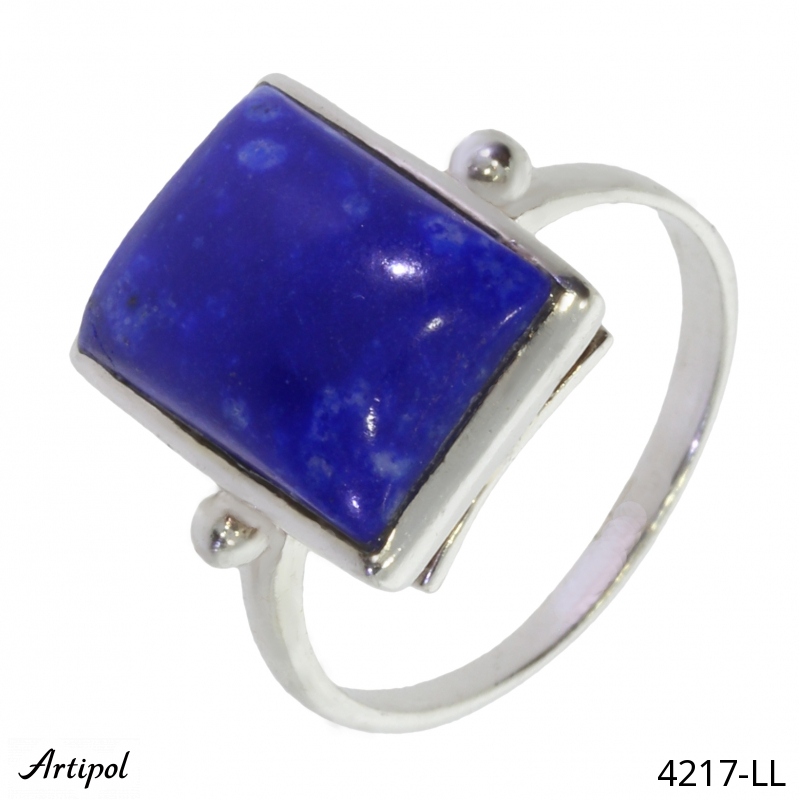 Ring 4217-LL with real Lapis lazuli