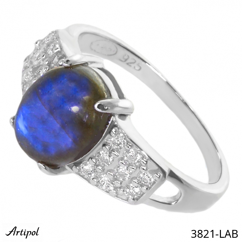 Bague 3821-LAB en Labradorite véritable