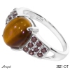 Ring 3821-OT with real Tiger's eye