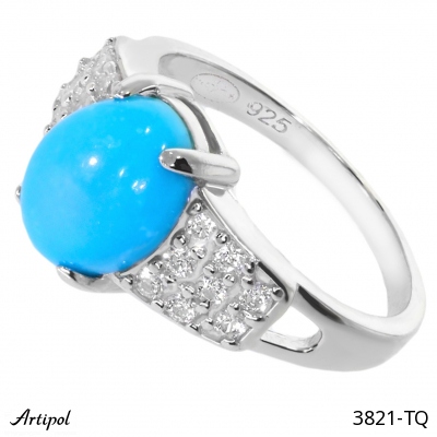 Ring 3821-TQ with real Turquoise