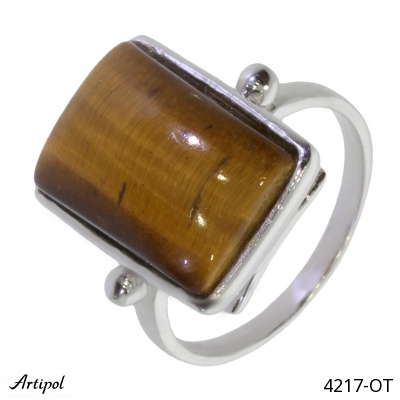 Ring 4217-OT with real Tiger Eye