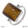 Ring 4217-OT with real Tiger's eye