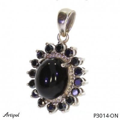Pendant P3014-ON with real Black Onyx