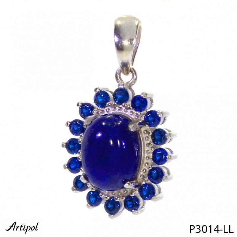 Pendant P3014-LL with real Lapis lazuli