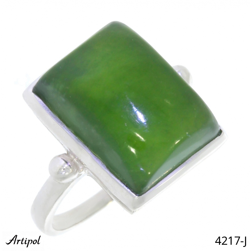 Ring 4217-J mit echter Jade