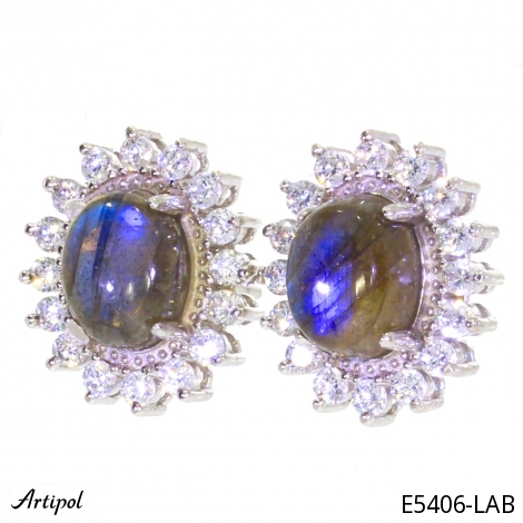 Ohrringe E5406-LAB mit echter Labradorit