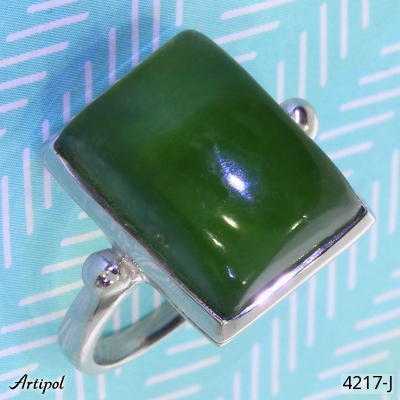 Ring 4217-J mit echter Jade
