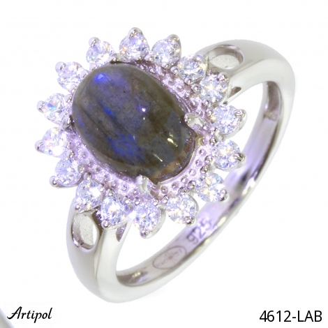 Ring 4612-LAB with real Labradorite