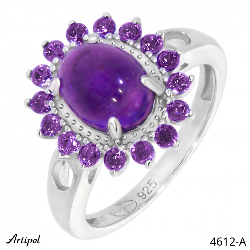 Bague 4612-A en Amethyste véritable