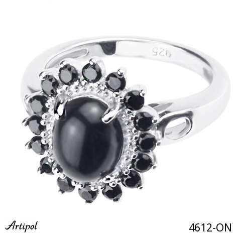 Ring 4612-ON with real Black Onyx
