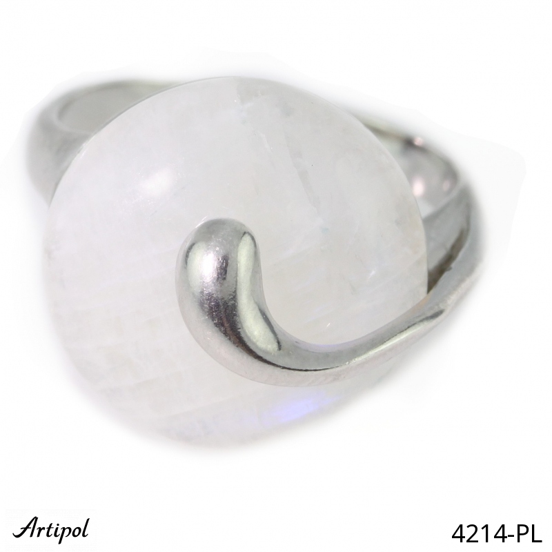 Ring 4214-PL with real Moonstone