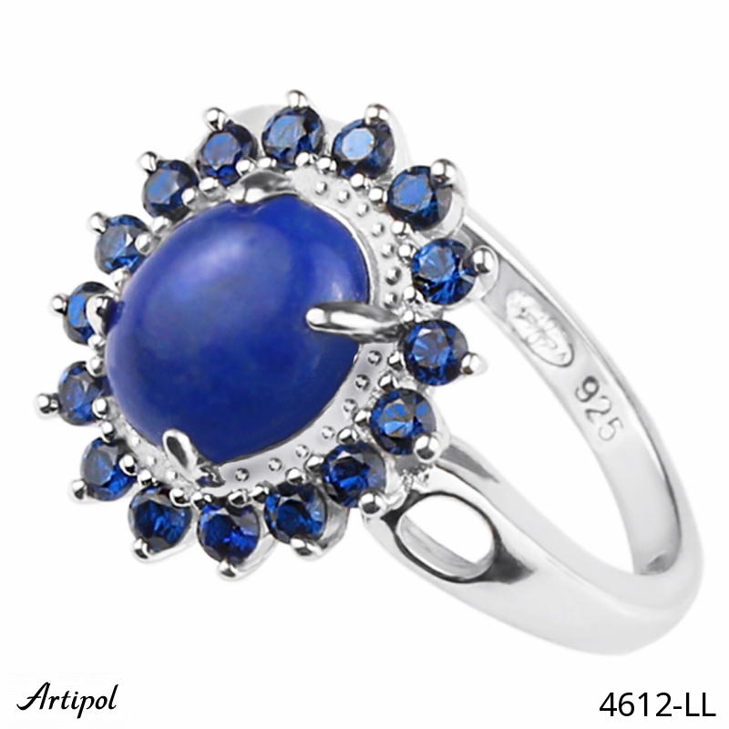 Ring 4612-LL with real Lapis lazuli