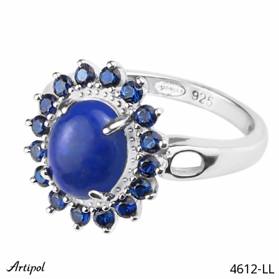 Ring 4612-LL with real Lapis lazuli