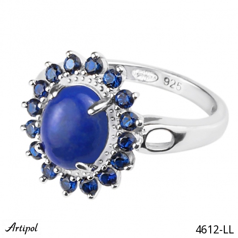 Ring 4612-LL with real Lapis lazuli