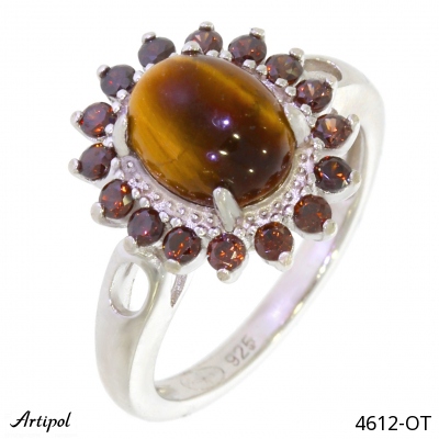 Ring 4612-OT with real Tiger Eye