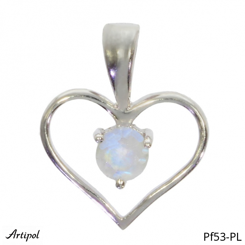 Pendant PF53-PL with real Moonstone