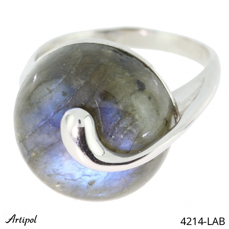 Ring 4214-LAB with real Labradorite