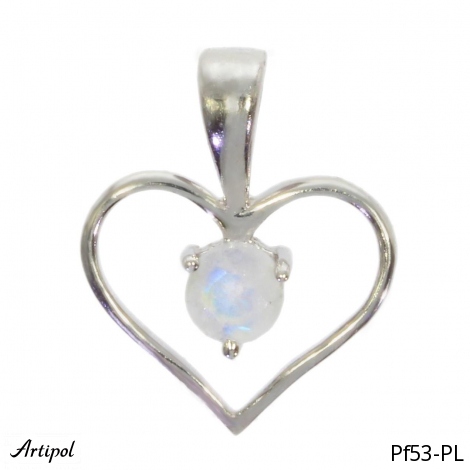 Pendant PF53-PL with real Moonstone