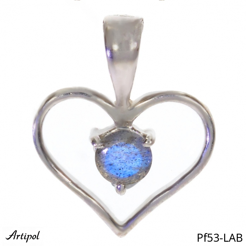 Pendant PF53-LAB with real Labradorite