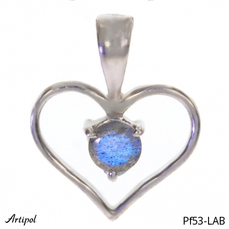 Pendant PF53-LAB with real Labradorite