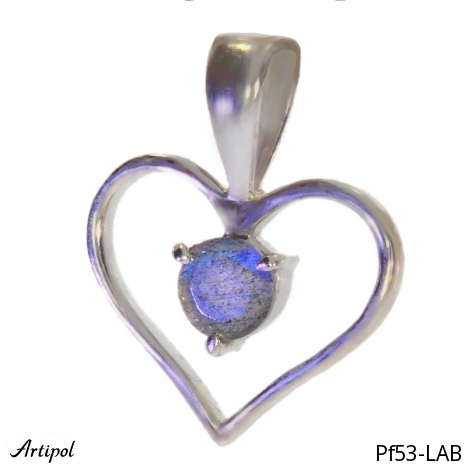 Pendant PF53-LAB with real Labradorite