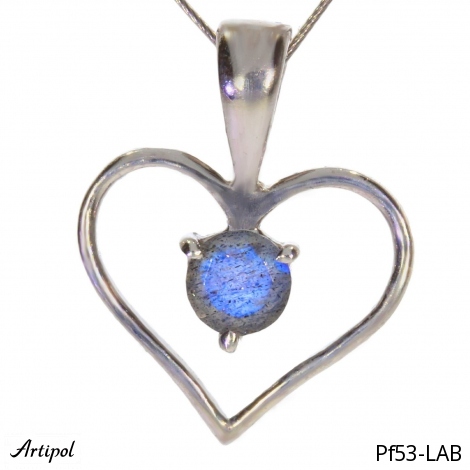 Pendant PF53-LAB with real Labradorite