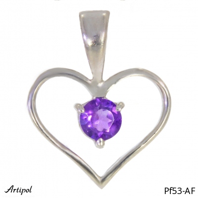 Pendant PF53-AF with real Amethyst faceted