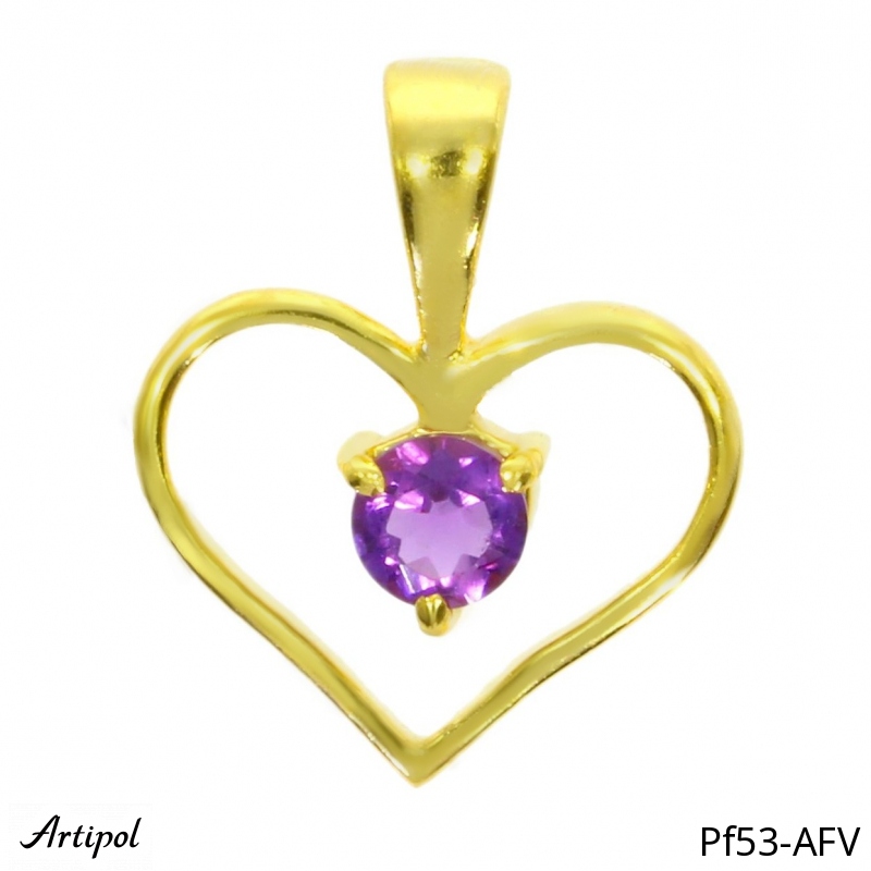 Pendant PF53-AFV with real Amethyst