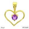 Pendant PF53-AFV with real Amethyst