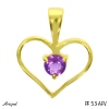 Pendentif PF53-AFV en Amethyste véritable