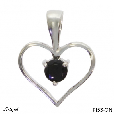 Pendant PF53-ON with real Black onyx