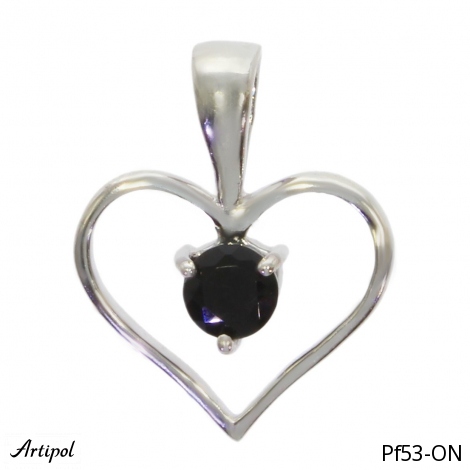 Pendant PF53-ON with real Black Onyx