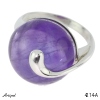 Ring 4214-A with real Amethyst