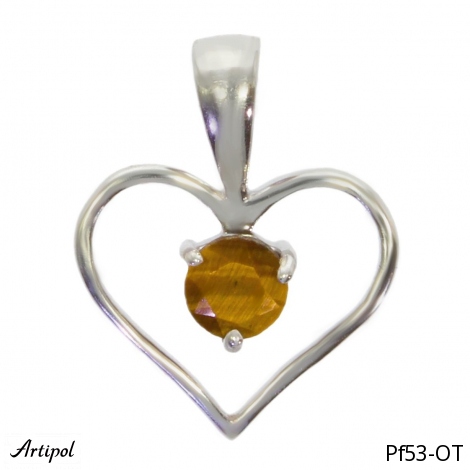 Pendentif PF53-OT en Oeil de tigre véritable
