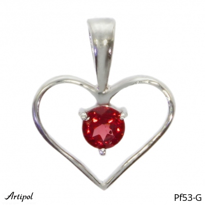 Pendant PF53-G with real Garnet