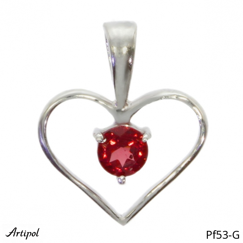 Pendant PF53-G with real Garnet