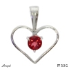 Pendant PF53-G with real Garnet