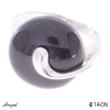 Ring 4214-ON with real Black Onyx